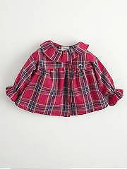 NANOS / BABY GIRL / Shirts, Polo-necks & T-shirts / BLUSA CUADROS VIELLA FUCSIA / 2113001013