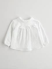NANOS / BABY GIRL / Shirts, Polo-necks & T-shirts / CAMISA DOBLE TELA CRUDO / 2213011317 (2)